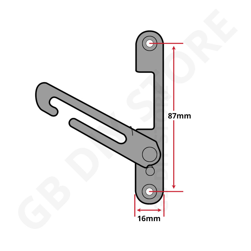 automatic upvc window restrictor dimensions