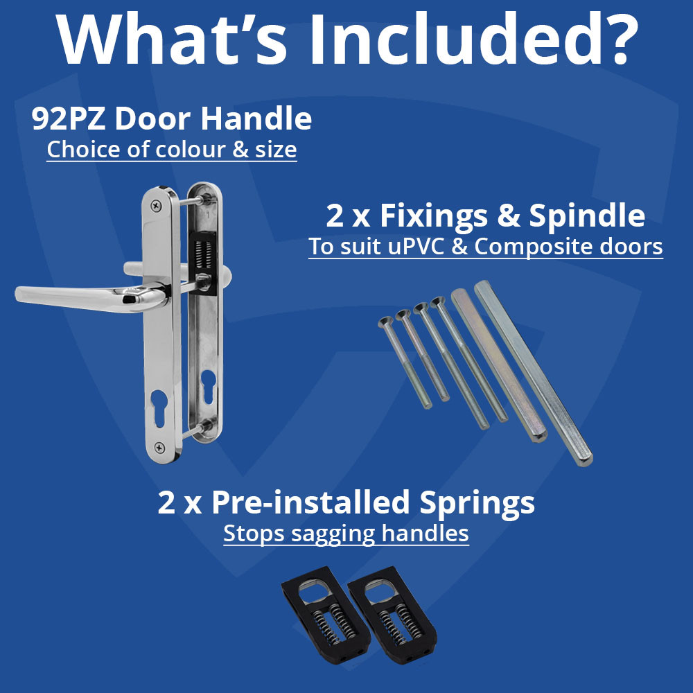 Shield Hardware 92PZ uPVC Door Handle