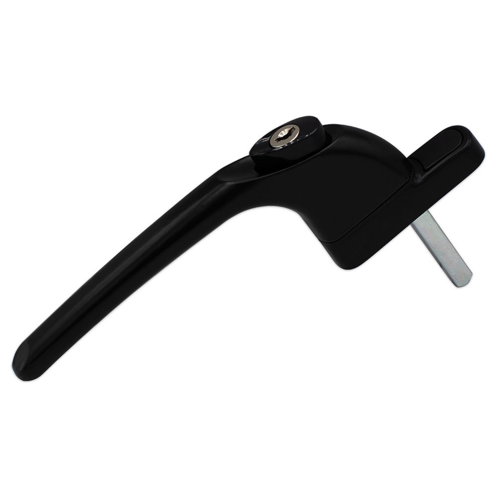 black shield hardware window handle