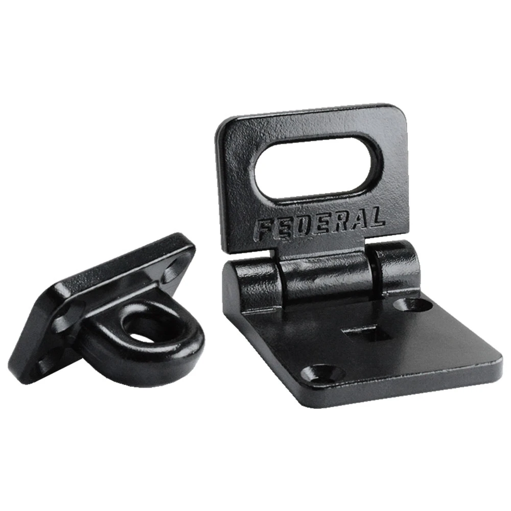 FEDERAL LOCK HASP AND STAPLE 702 E COATED BODY