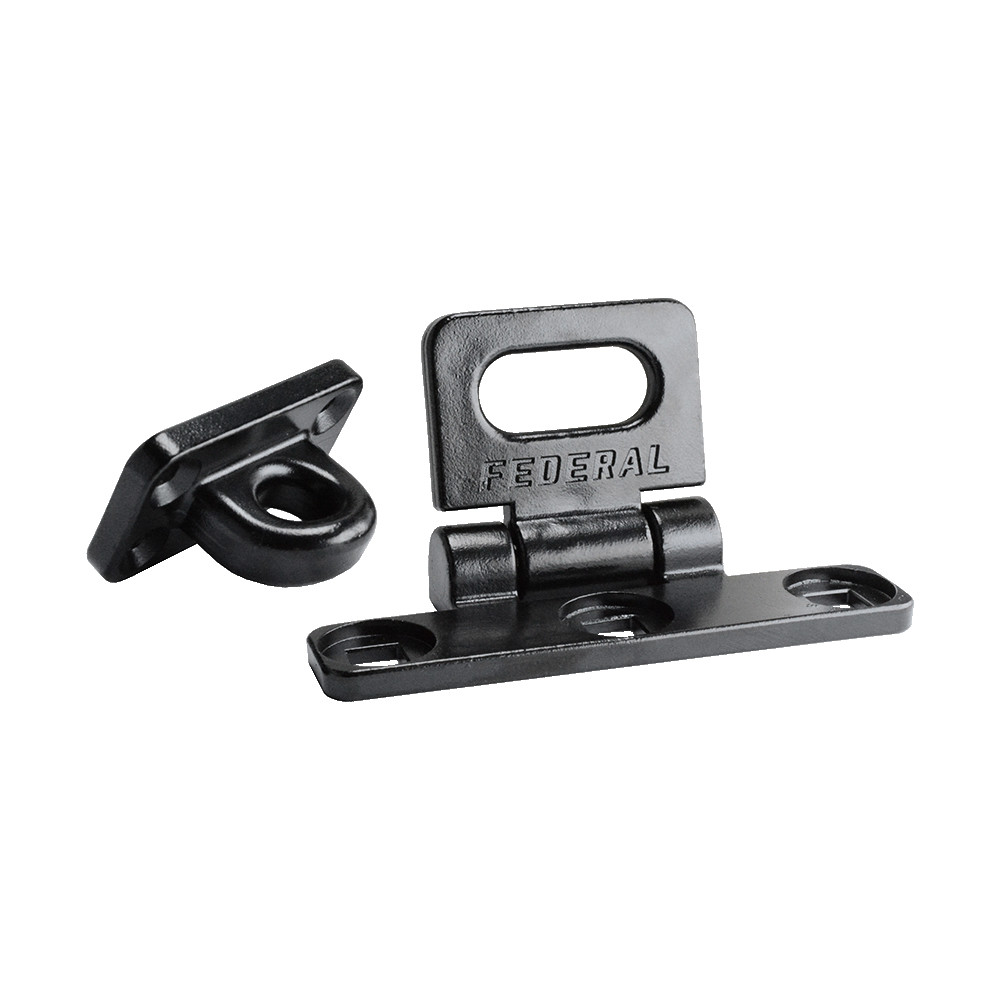 FEDERAL LOCK HASP AND STAPLE 701 E COATED BODY