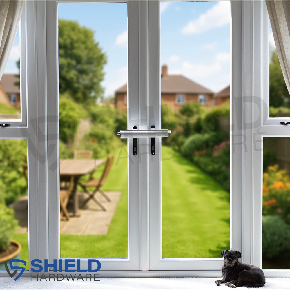 French Door Security Lock - Heavy Duty Patio & Conservatory Handle Lock