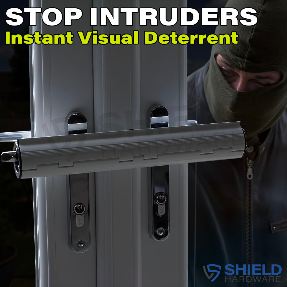 French Door Security Lock - Heavy Duty Patio & Conservatory Handle Lock