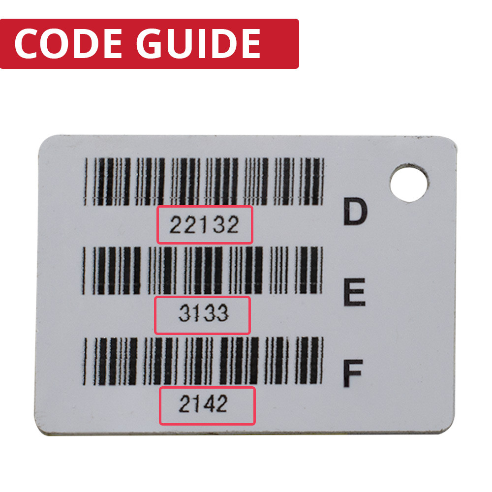Yale Platinum Extra Key Cut To Code Gen 1 - D E F