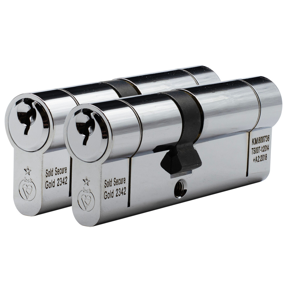 Shield Hardware 1 Star Euro Cylinder - Keyed Alike to Your Code