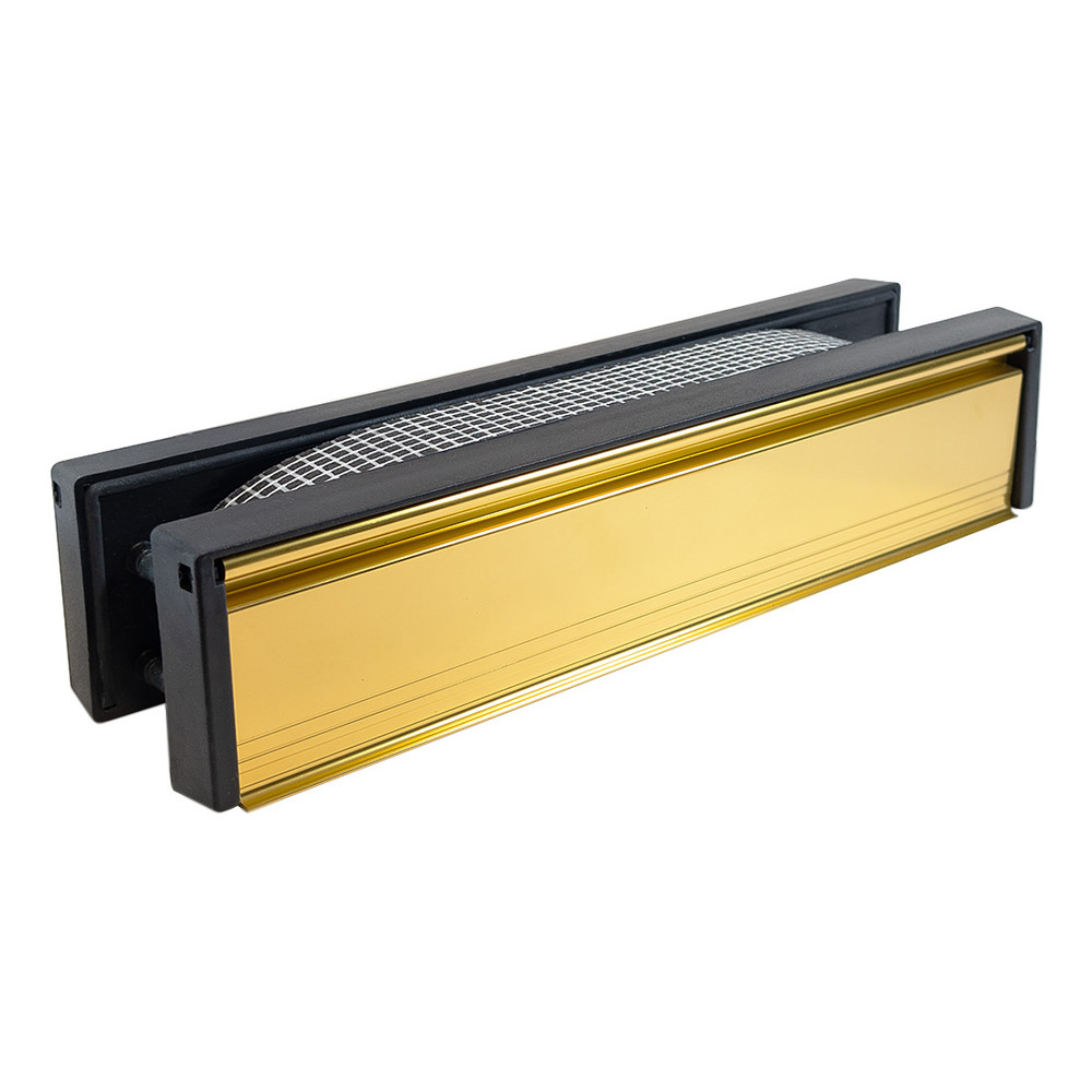 UAP Framemaster Fire Resistant Letterplate Satin Gold