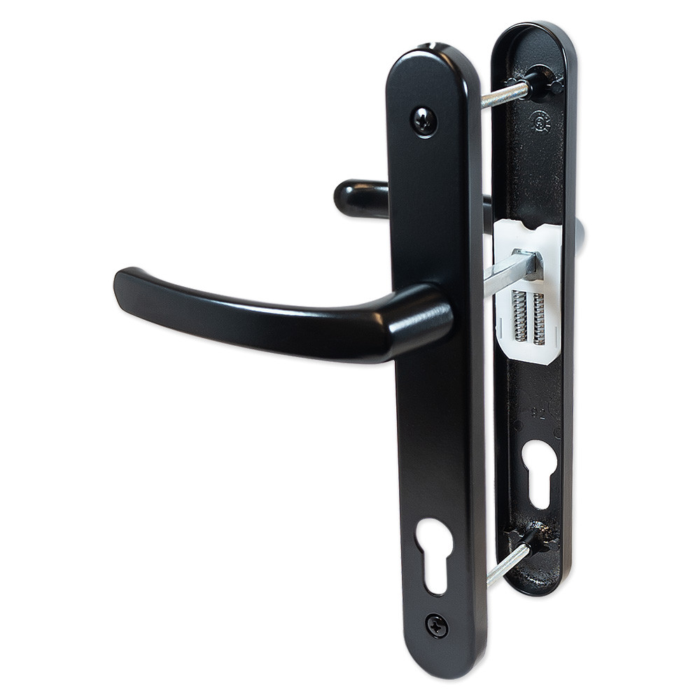 TSS Sprung 200mm 92PZ Door Handle Black
