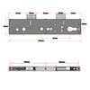 Lockmaster Single Spindle Replacement Door Lock Gearbox Centre Case 35mm Technical Details