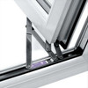 Yale Egress Fire Escape Window Hinge Friction Stay Close Up