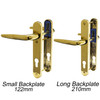 Trojan Sparta 92PZ uPVC Door Handle Gold Technical Details