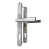 Universal Adjustable Flexi uPVC Door Handle Satin Silver