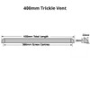 upvc window trickle slot vent 400mm