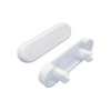 uPVC Door & Window Drainage Cover Caps White