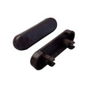 uPVC Door & Window Drainage Cover Caps Brown