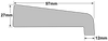 uPVC Window Sill End Cap Eurocell Technical Details