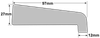 uPVC Window Sill End Cap Eurocell Technical Details