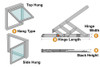 Yale Easy Clean Fire Escape Window Hinge Friction Stay Technical Details