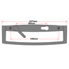 Fuhr 90PZ Sliding Patio Door Handle Technical Details