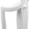 Fuhr 90PZ Blank Sliding Patio Door Handle White 145mm Close Up Top