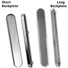 Door Handle Blank Plate Chrome