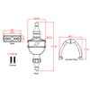 Armis Urn Door Knocker Technical