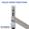uPVC Door Restrictor Arm Stay - Hold Open 90 Degrees