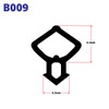 B009 UPVC BUBBLE FLIPPER RUBBER SEAL