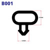 B001 UPVC BUBBLE FLIPPER RUBBER SEAL