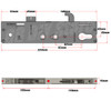 Kenrick Excalibur Double Spindle Replacement Door Lock Gearbox Centre Case 45mm Genuine