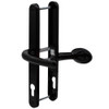 fab & fix blenheim lever pad door handle black
