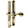 fab & fix blenheim lever pad door handle gold