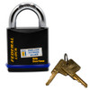 Federal Lock 730 Solid Steel Padlock - Sold Secure Silver CEN4