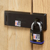 Federal Lock 4025 Hasp & Staple - Sold Secure Silver