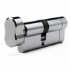 SHIELD HARDWARE Euro Cylinder Door Lock Thumbturn TS007 1 Star Chrome