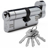SHIELD HARDWARE Euro Cylinder Door Lock Thumbturn TS007 1 Star Chrome