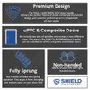 Shield Hardware 92PZ uPVC Door Handle