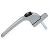 matte silver shield hardware window handle