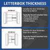 SHIELD HARDWARE PREMIUM UPVC LETTERBOX THICKNESS GUIDE