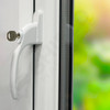 universal upvc window handle white on window