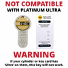 Yale Platinum Extra Key Cut To Code Gen 2 - PD PE PF