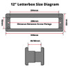UAP Framemaster Fire Resistant Letterplate Satin Gold Technical