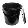 3x Bucket 25L Plastic Bucket Tub Container With Handles Single