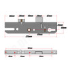 Maco Old Style Replacement Door Lock Gearbox Centre Case 35mm Genuine Technical