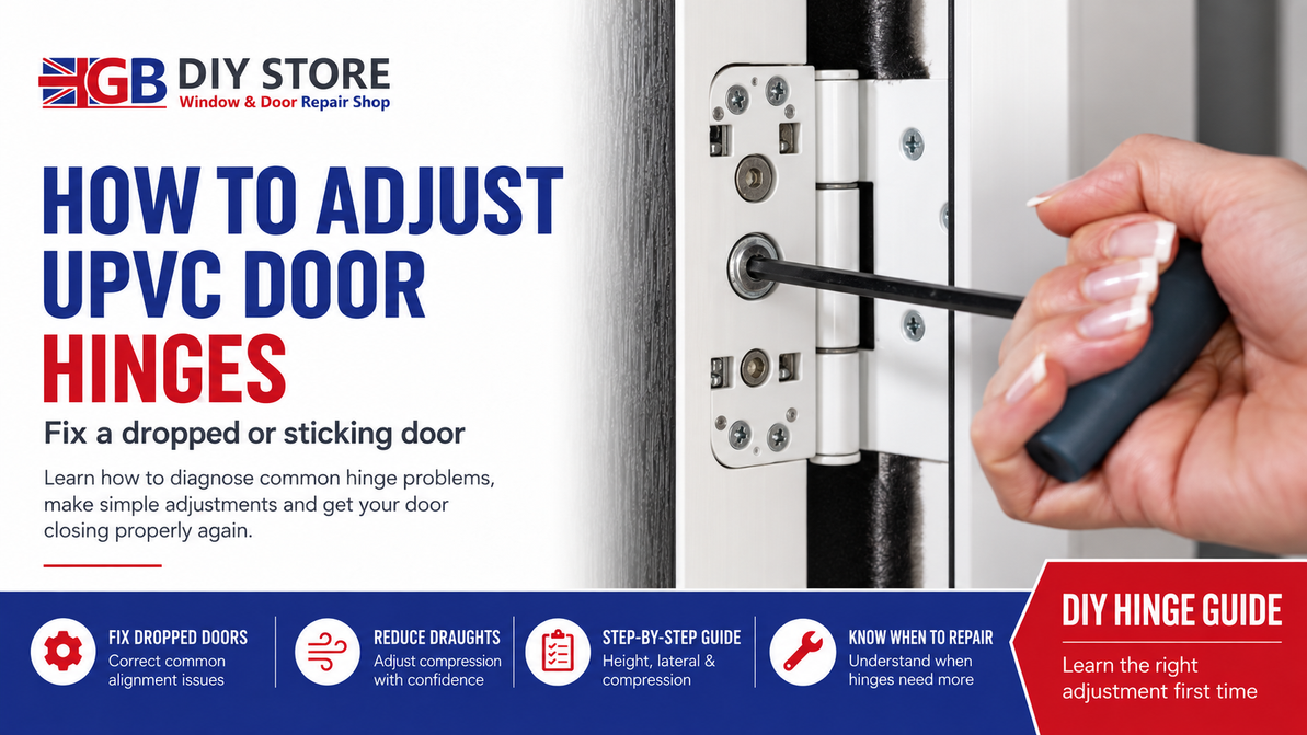 How to Adjust uPVC Door Hinges: Fixing  a Dropped or Sticking Door