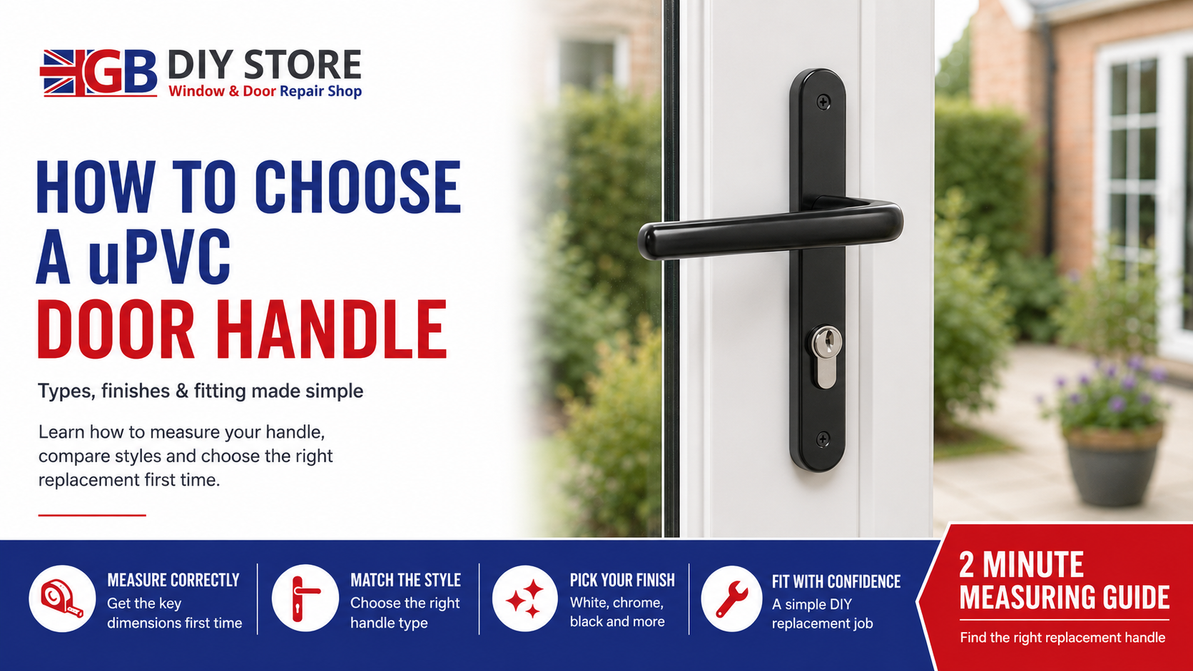 How to Choose a uPVC Door Handle: Types, Finishes & Fitting | GB DIY