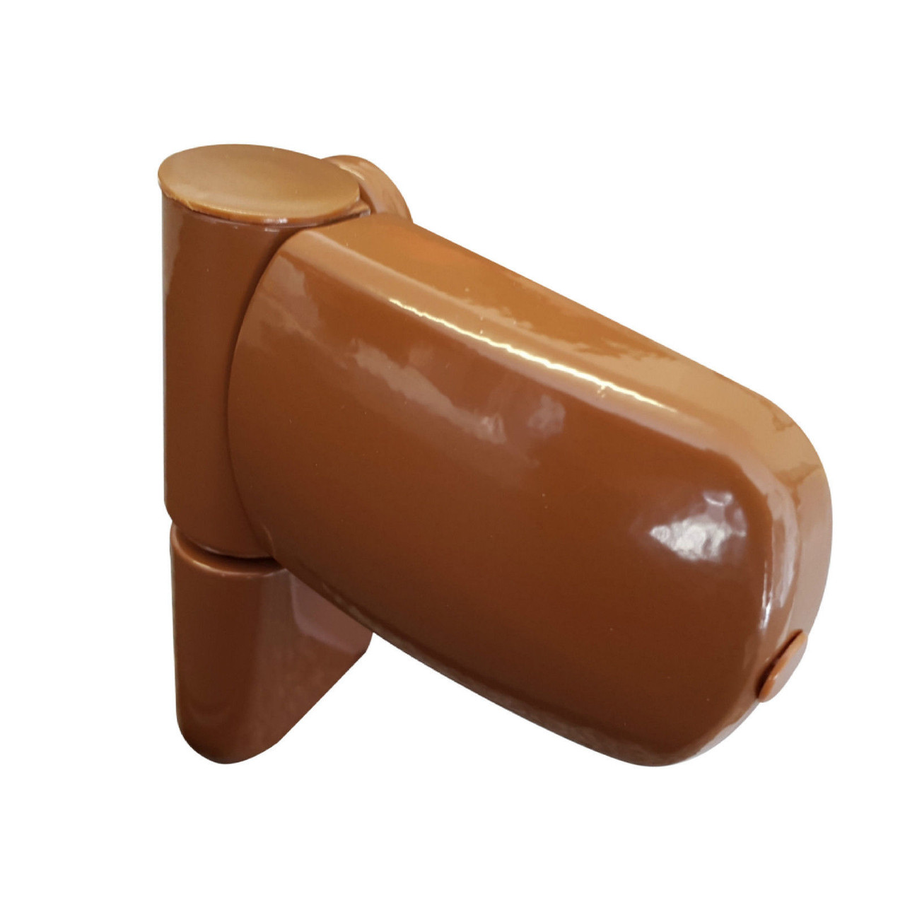 Avocet ET3D UPVC Door Flag Hinge - Brown