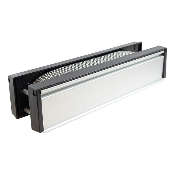 UAP Framemaster Fire Resistant Letterplate Satin Silver