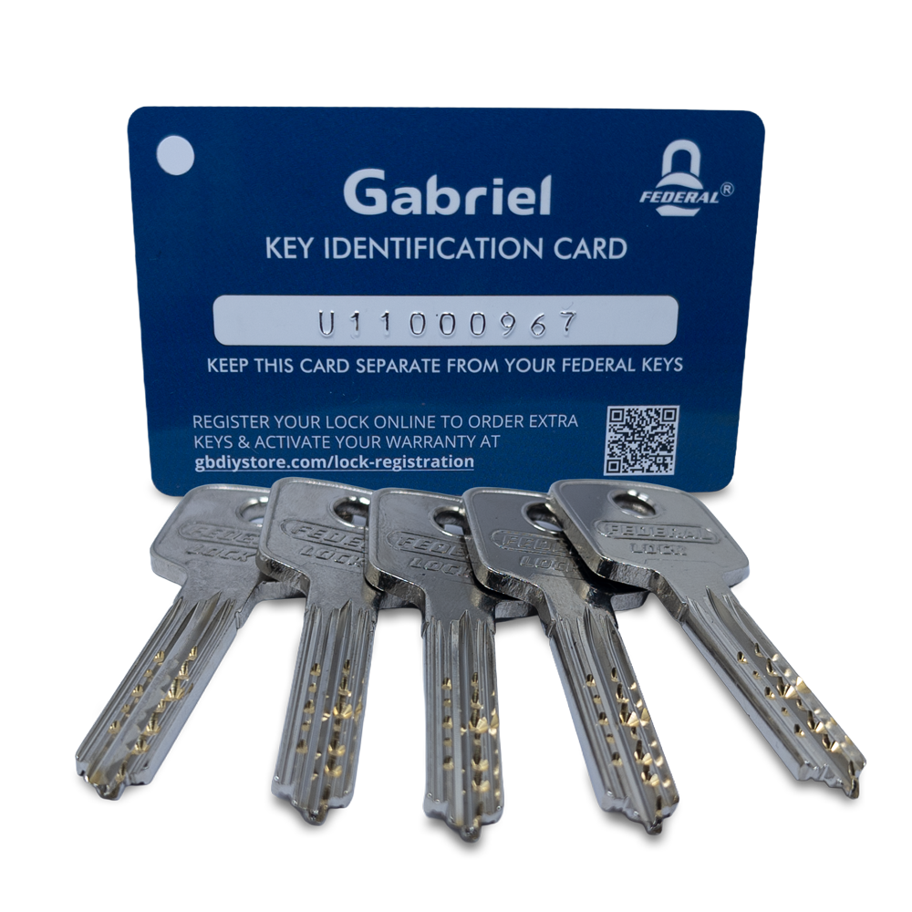 5 Gabriel Keys and Security ID Card