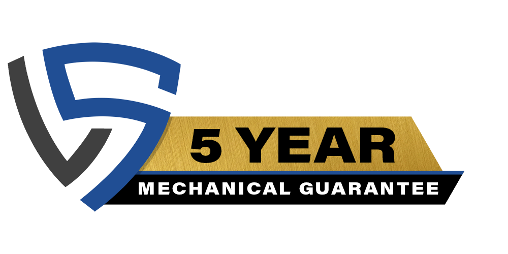 Shield Hardware 5 Year Mechanical Guarantee