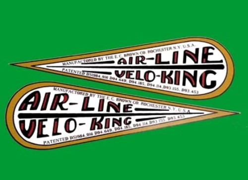 AIRLINE VELO-KING DECALS VELOCIPEDE img